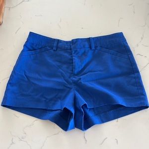 H&M Divided High Waisted Shorts Size 2 Color: Royal Blue